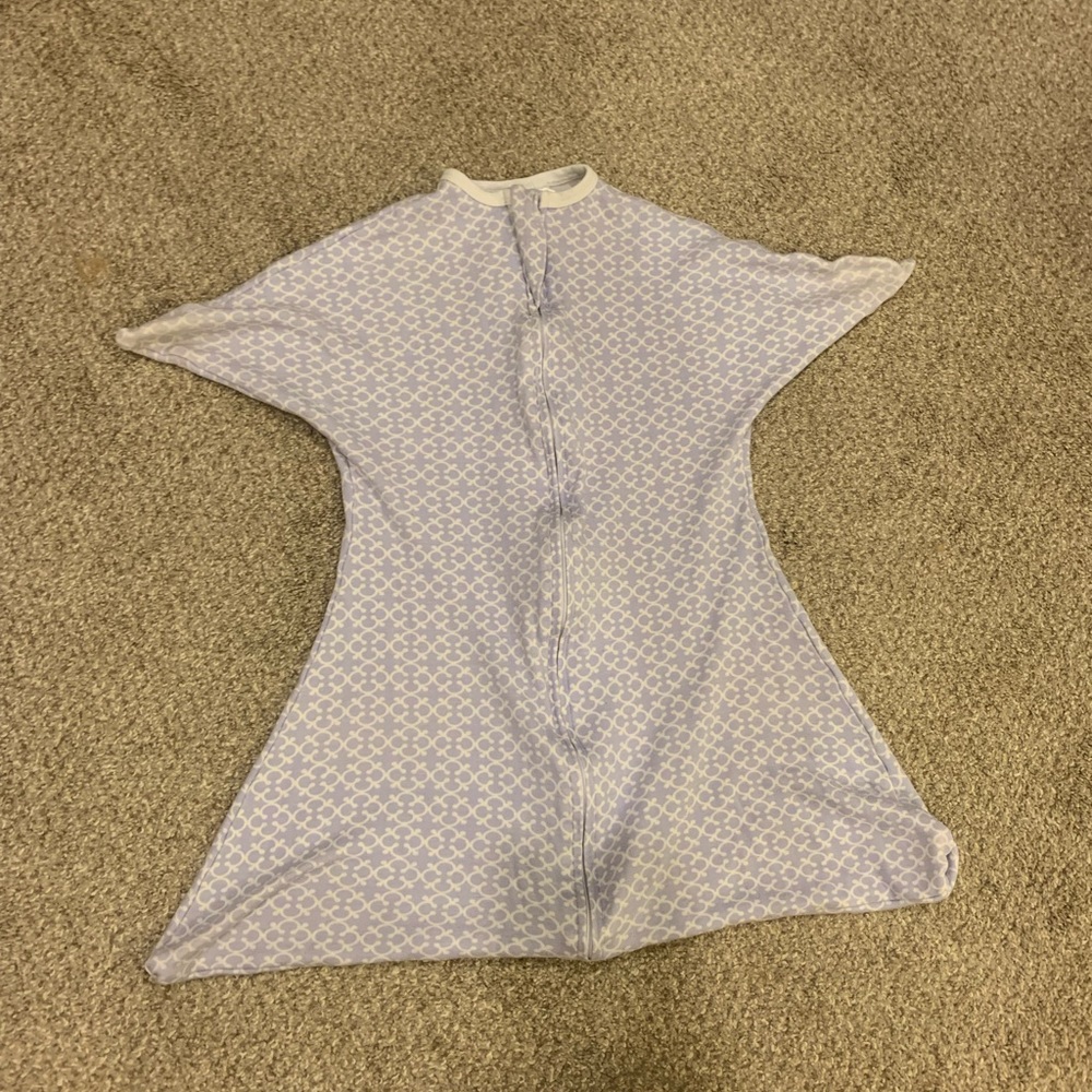 Zipadee Zip swaddle- sleeping baby